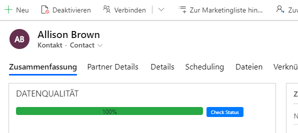 Abbildung 1: Abschnitt „Datenqualität“